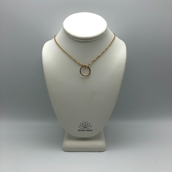 Karma Necklace - Gold Plated Stainless Steel - Picture 6 of 9